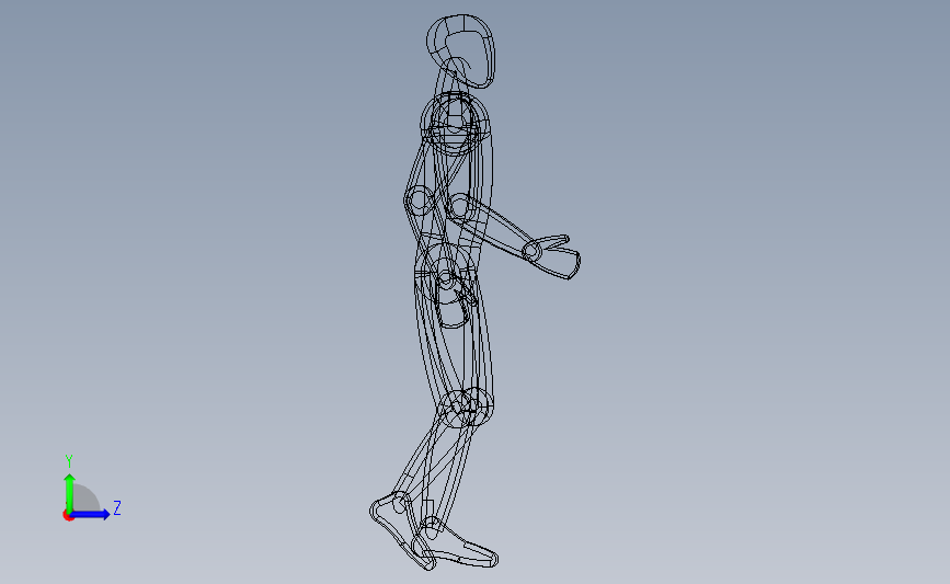 人体3D_SOLIDWORKS 2001_模型图纸下载 – 懒石网