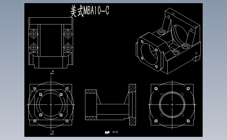 HGA电机座HGA10-C