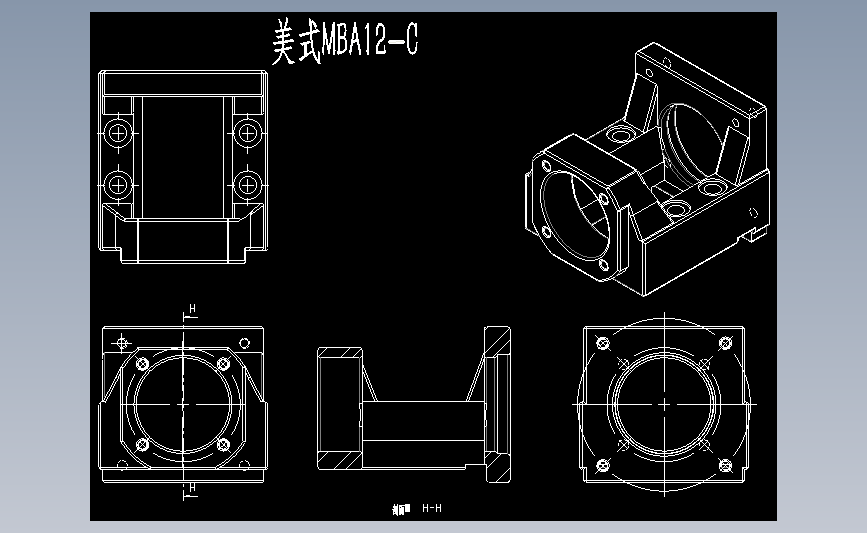 HGA电机座HGA12-C