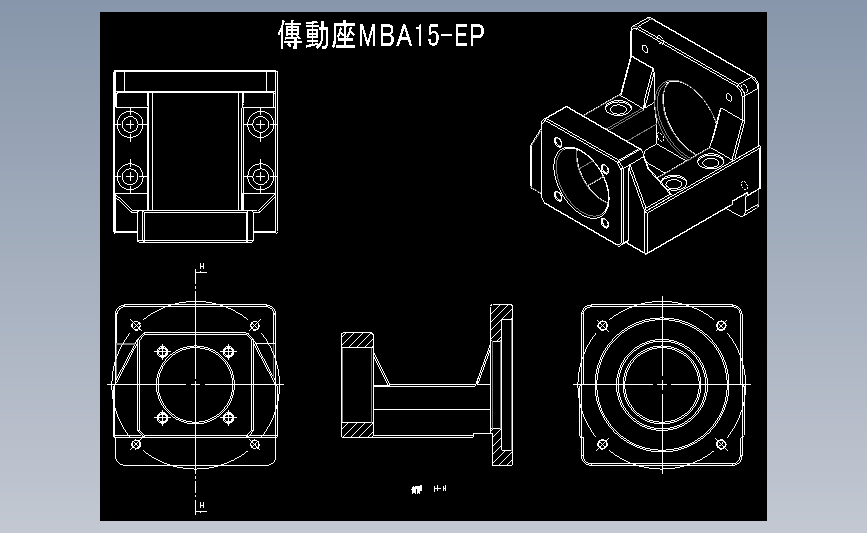 HGA电机座HGA15-EP