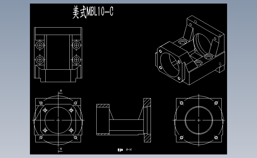 HGL电机座HGL10-C