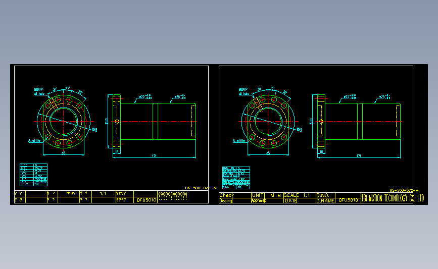 常用螺母DFU5010.dwg
