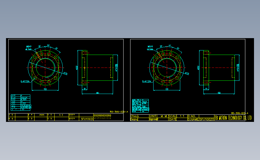 常用螺母SFU10020.dwg