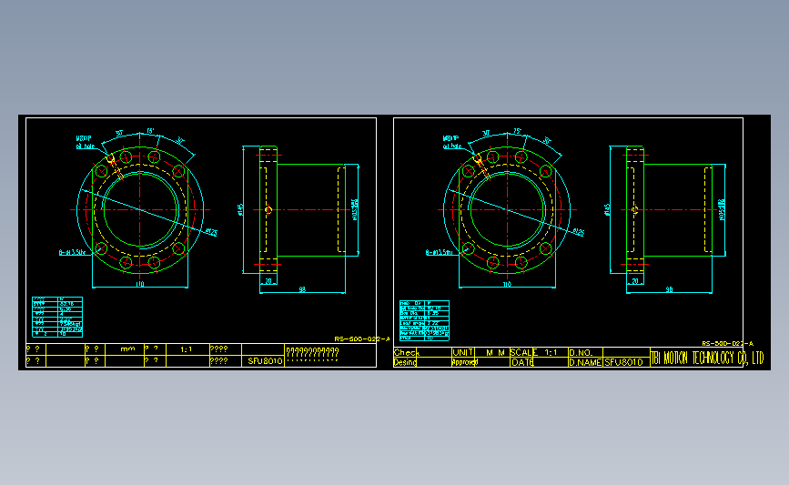 常用螺母SFU8010.dwg