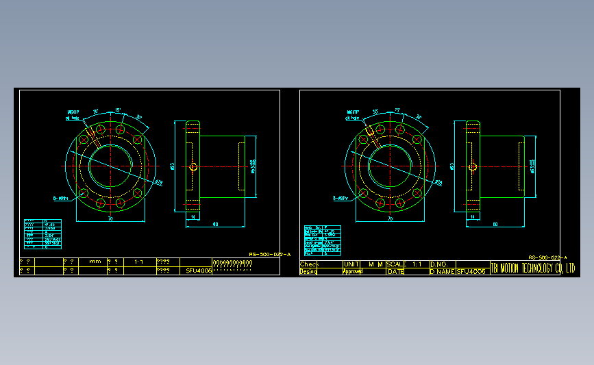 常用螺母SFU4006.dwg