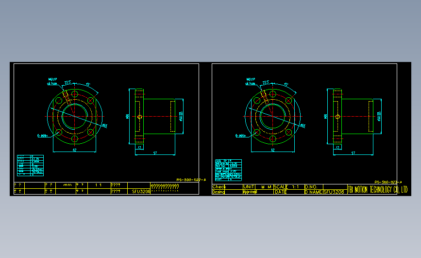 常用螺母SFU3206.dwg