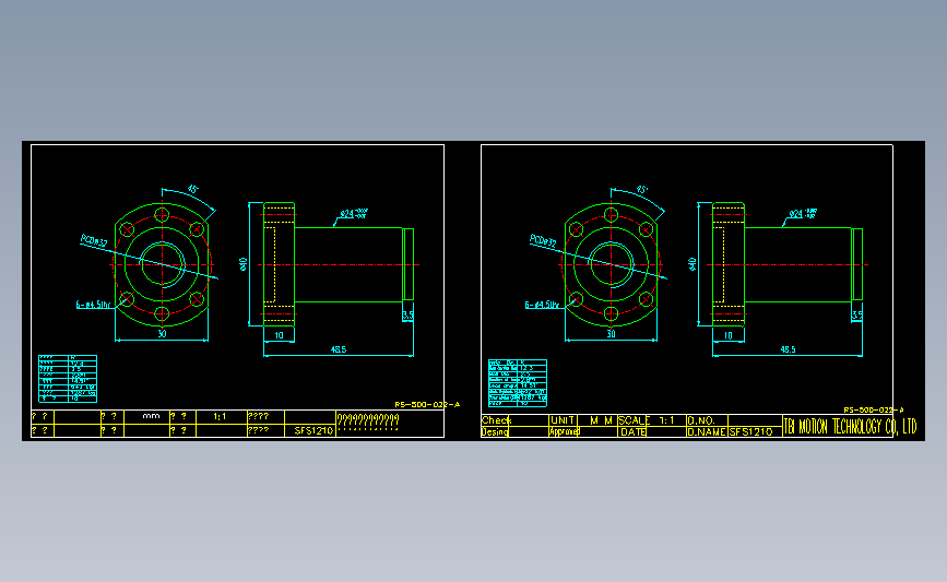 常用螺母SFS1210.dwg