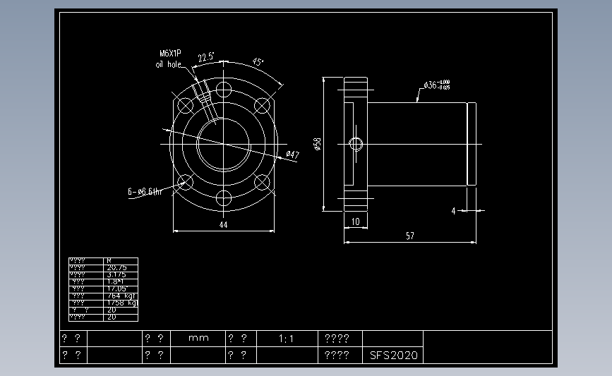 常用螺母SFS2020-1.8.dwg