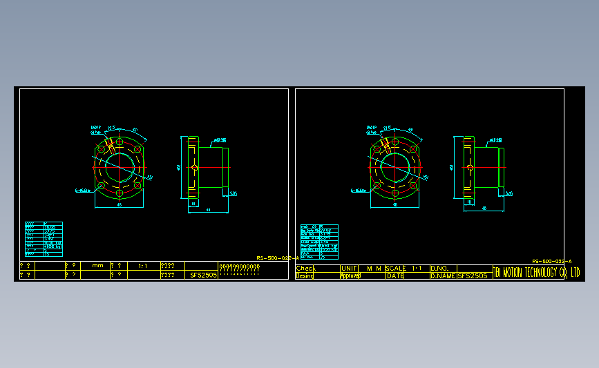 常用螺母SFS2505.dwg