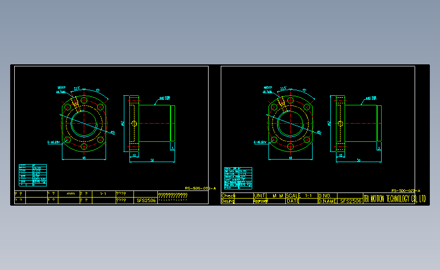 常用螺母SFS2506.dwg