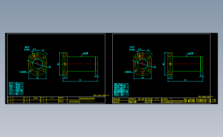 常用螺母SFS2525-2.8.dwg