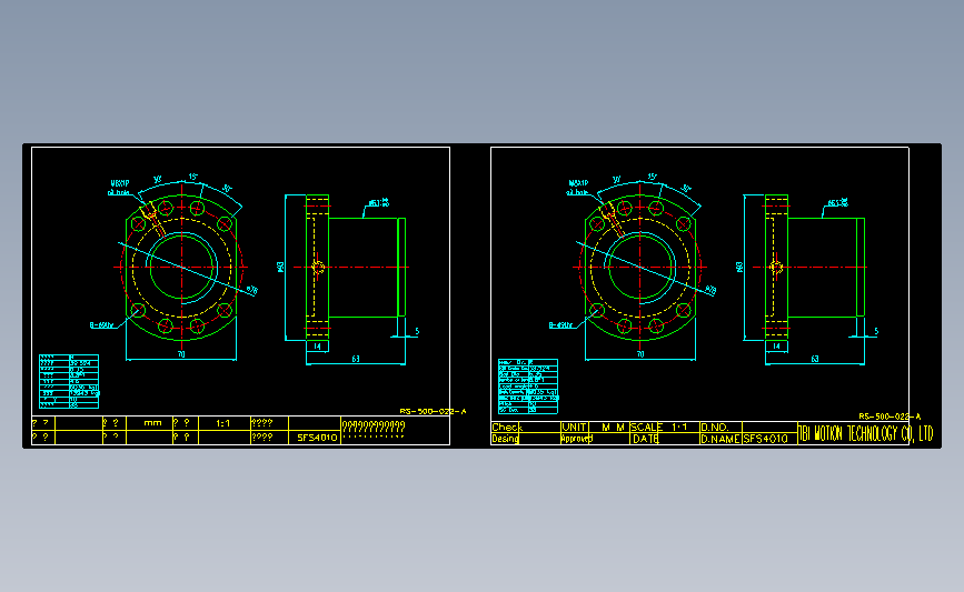 常用螺母SFS4010.dwg