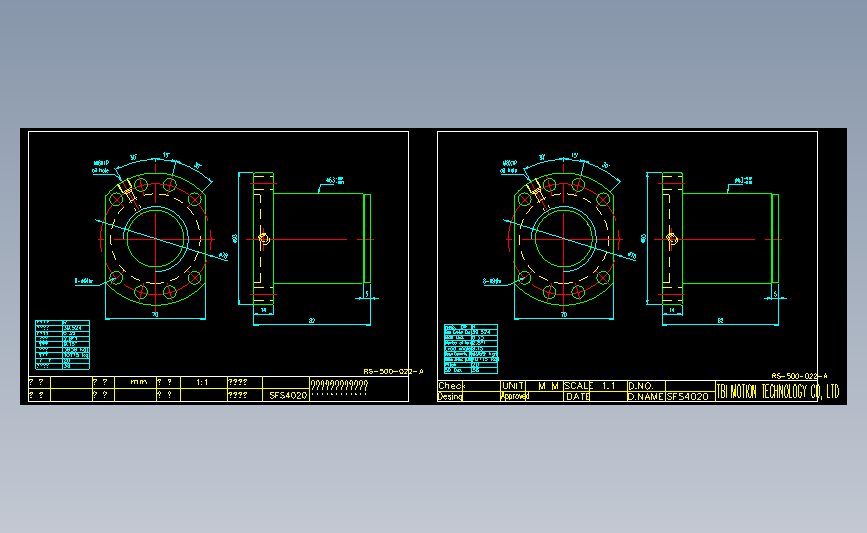 常用螺母SFS4020.dwg