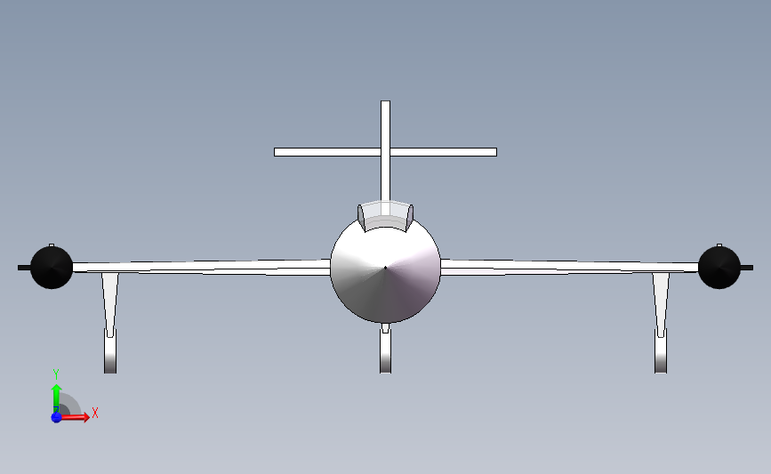 简单美观Lockheed f-104战斗机_SOLIDWORKS 2014_模型图纸下载 – 懒石网
