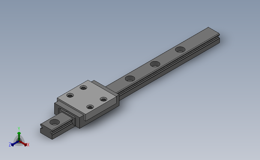 微型直线导轨[LSBSM8-100-FC（轻预压）-H(高级)]