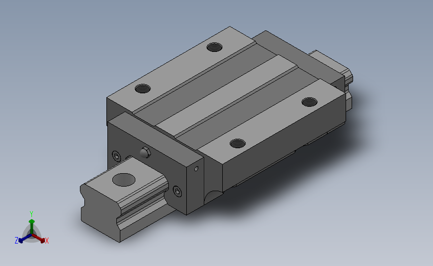 新标准型·滑块加宽型直线导轨[LSFLA48-200-FC（轻预压）-N(普通级)]