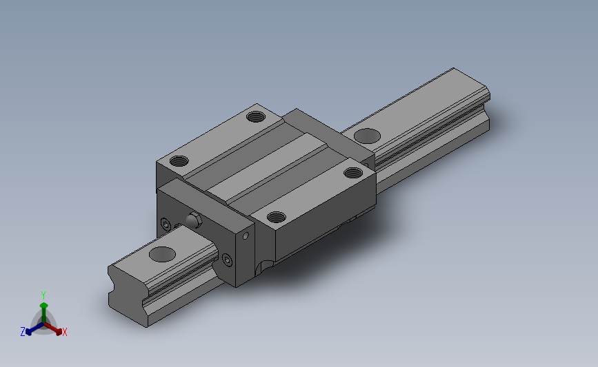 新标准型·滑块加宽型直线导轨[LSFSA36-200-FC（轻预压）-N(普通级)]