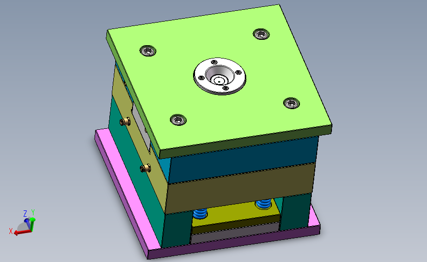 solidworks2019仪表盖注射模具设计（有cad图）