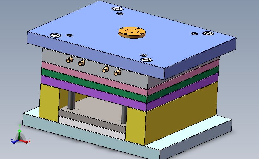 solidworks电风扇旋钮注塑模具设计(毕业设计+3D图纸)