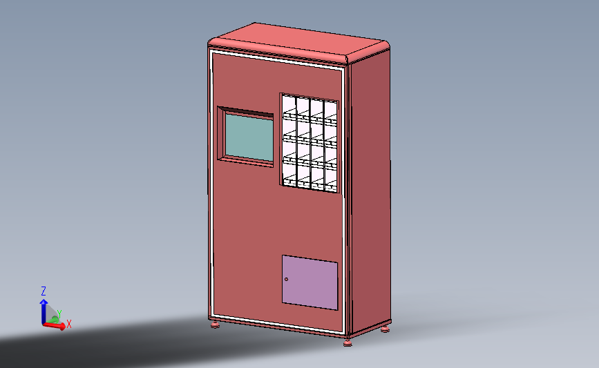 立式口红自动售卖机