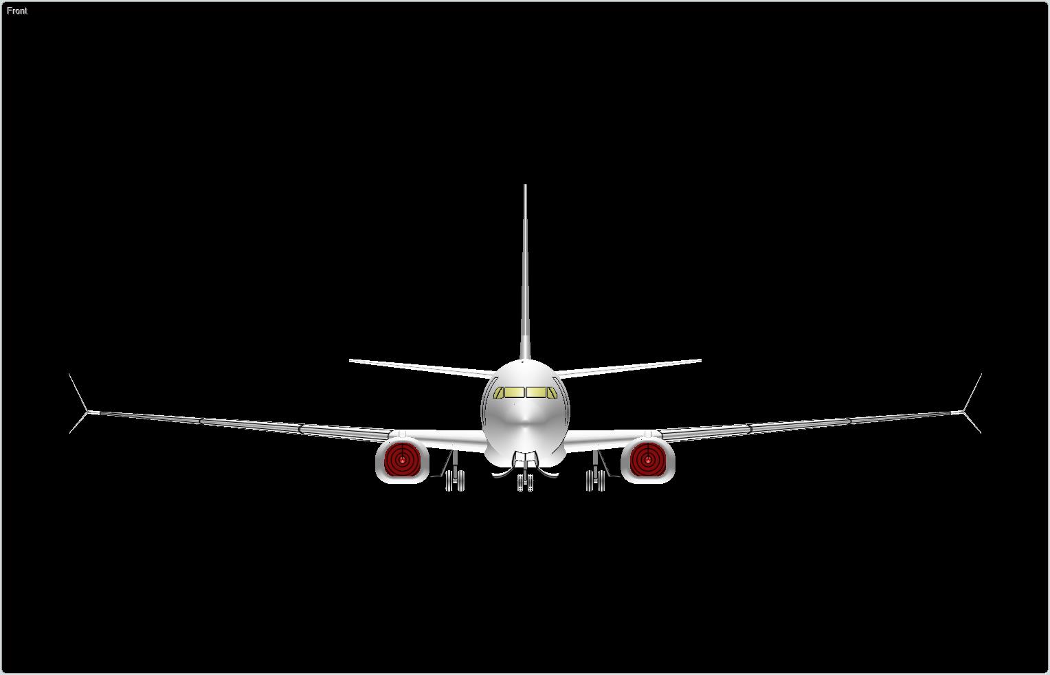 波音737Max-9(推测)飞机实体组装模型