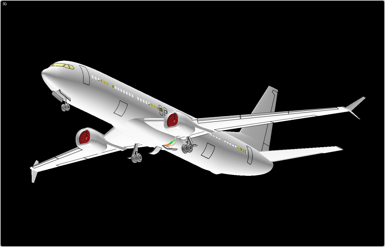 波音737Max-9(推测)飞机实体组装模型