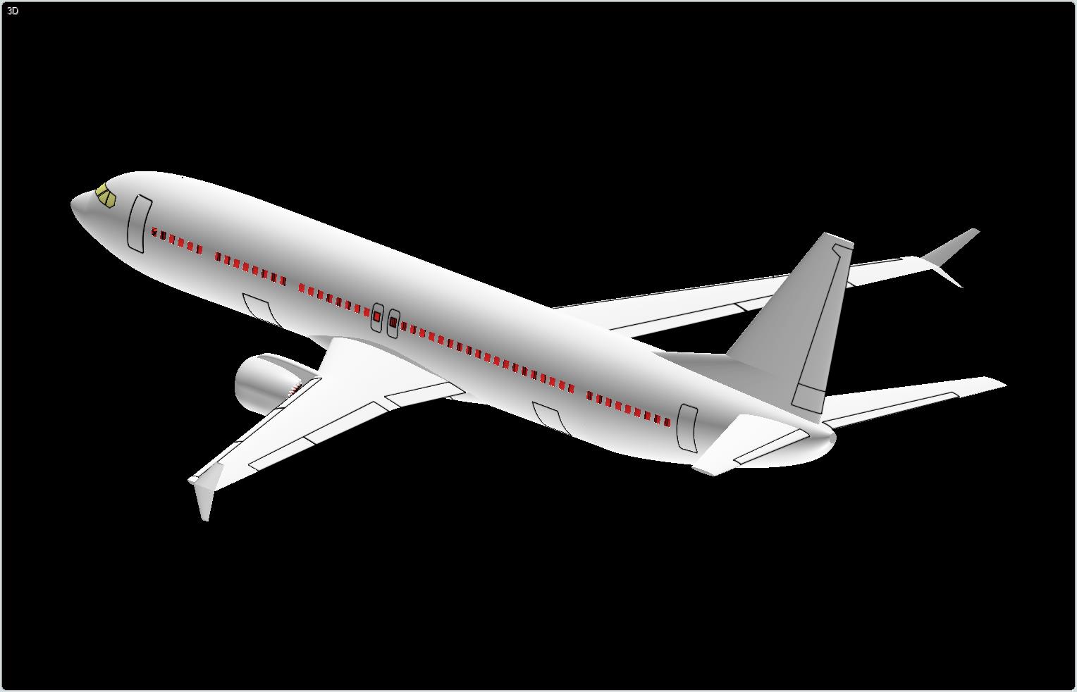 波音737Max-9(推测)飞机实体组装模型