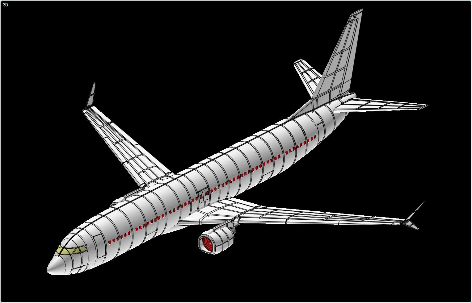 波音737Max-9(推测)飞机实体组装模型