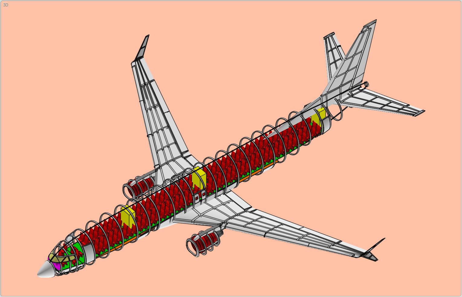 波音737Max-9(推测)飞机实体组装模型