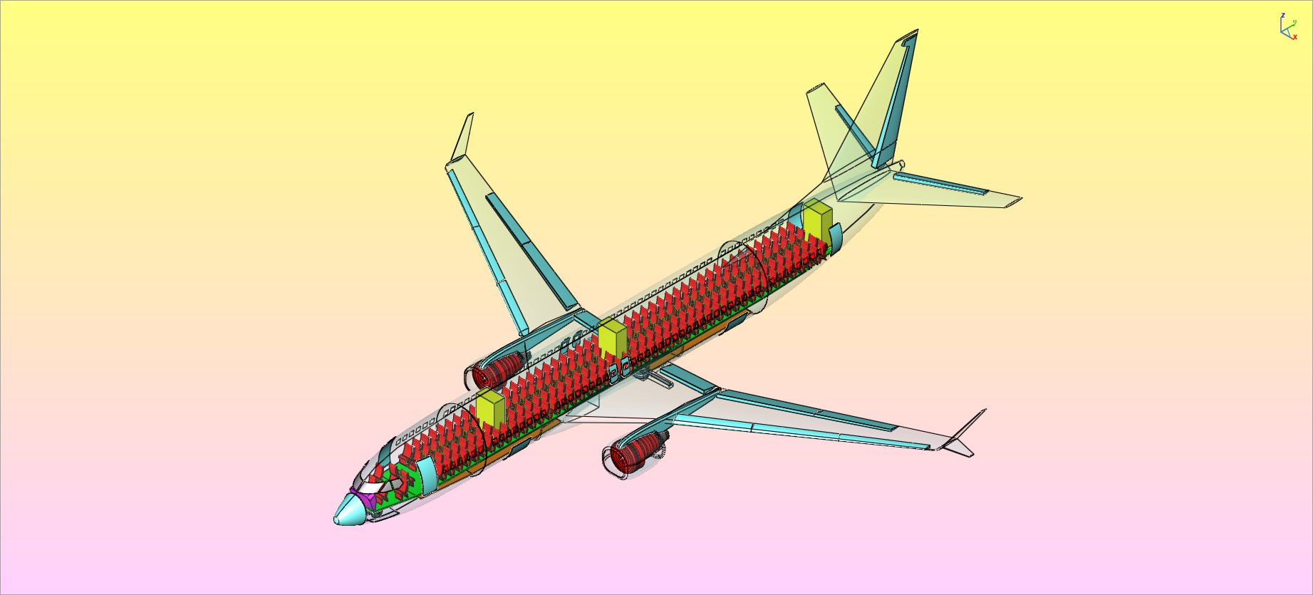 波音737Max-9(推测)飞机实体组装模型