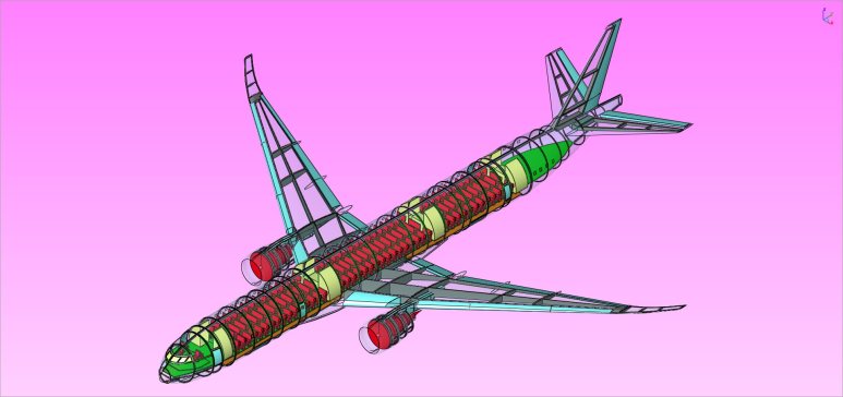 波音777X-9(推测)飞机实体装配模型(更新)