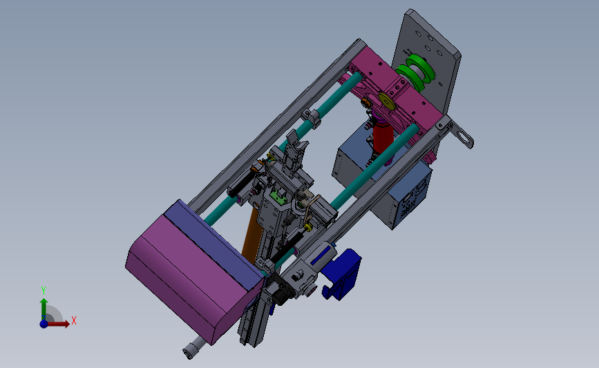 标准5轴私服机械手 Solidworks 2012 模型图纸下载 – 懒石网