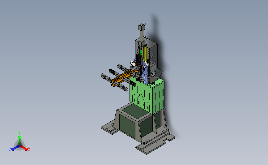 带180度翻转台的分离式冲压机械手