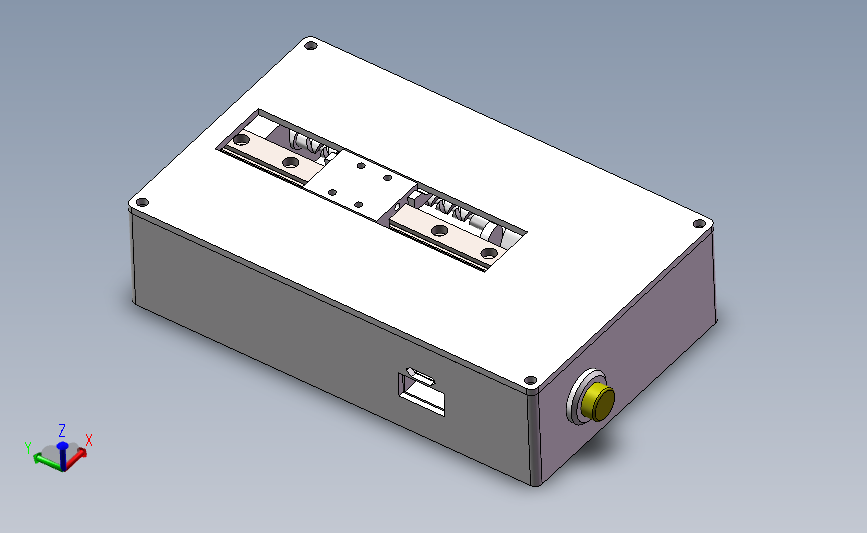 往复丝杆带动直线滑轨运动机构