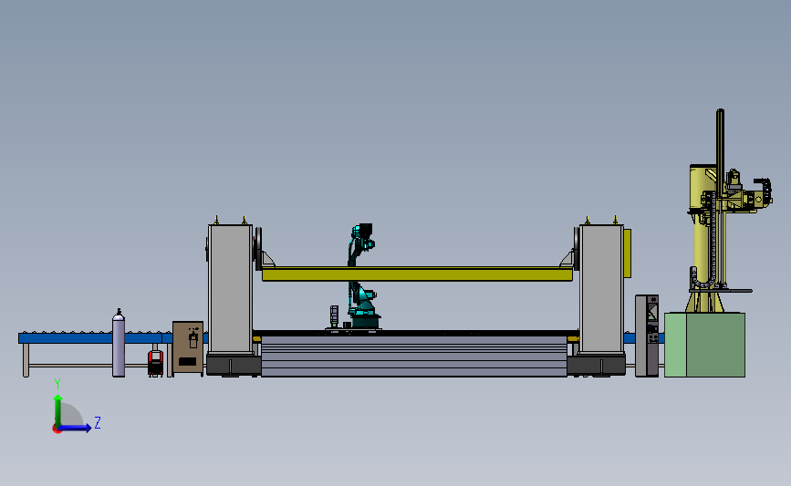 自动化焊接机械手工作站模拟
