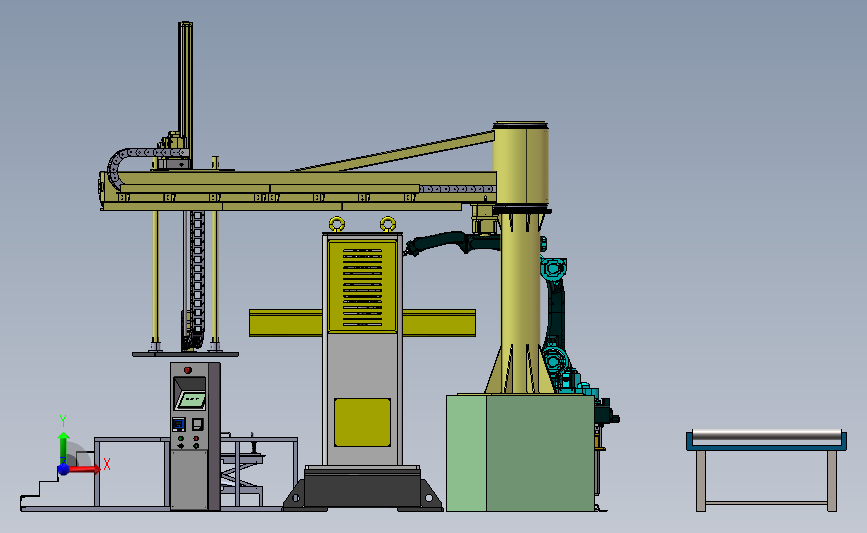 自动化焊接机械手工作站模拟