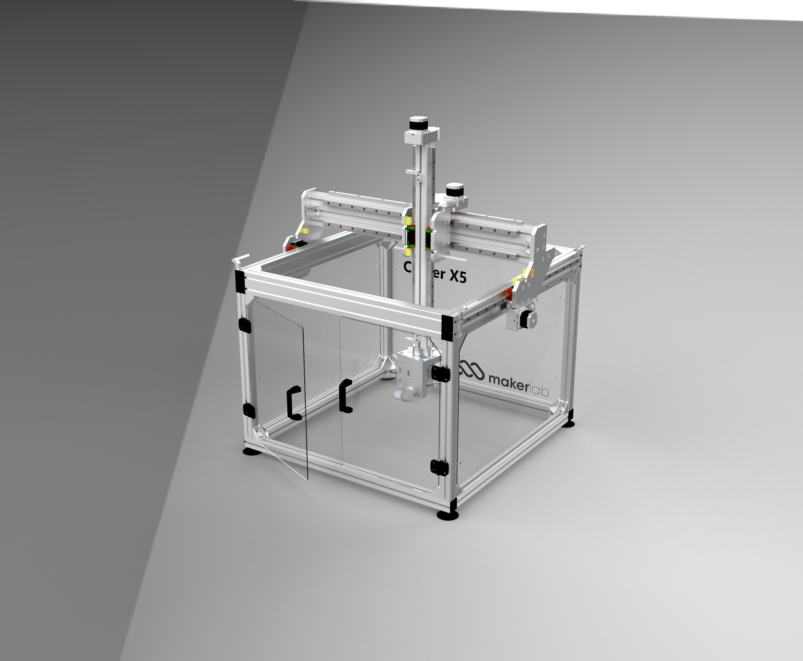 自制五轴数控机床