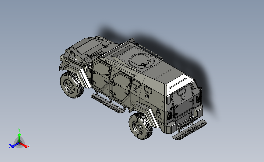 装甲车辆三维模型