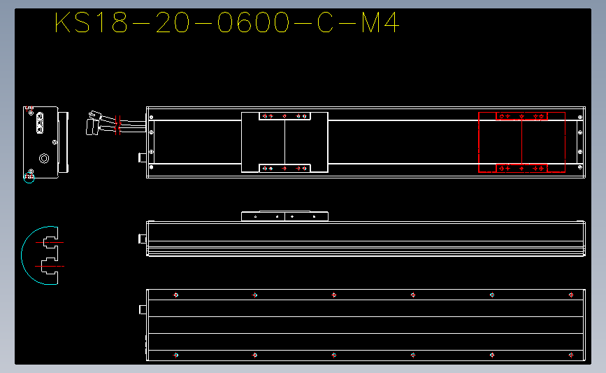 ROBOT 线性马达平台KS18-20-0600-C-M4
