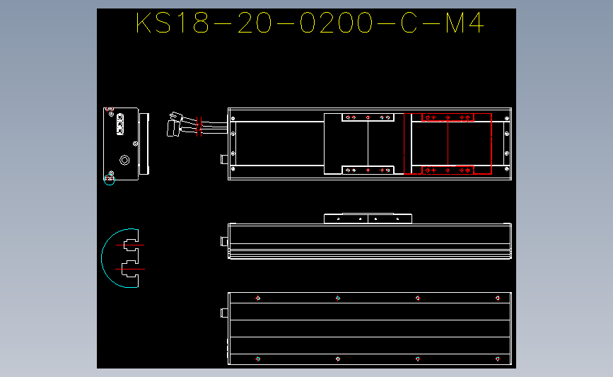 ROBOT 线性马达平台KS18-20-0200-C-M4