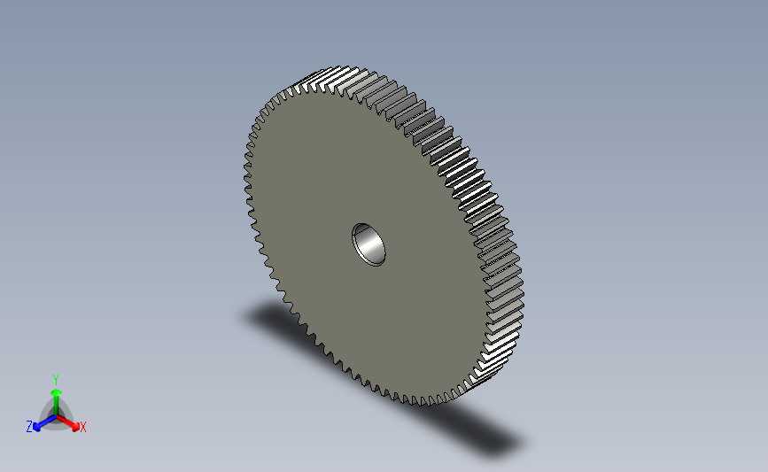 直齿轮-模数1.0@GEAS1.0 GEAN1.0