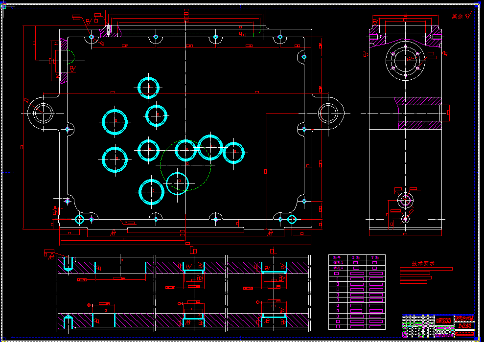 0060-S195柴油机机体三面精镗组合机床总体设计及左主轴箱设计
