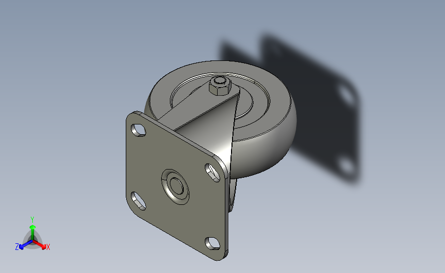 重载脚轮-万向型@JHA JHAB JHAG