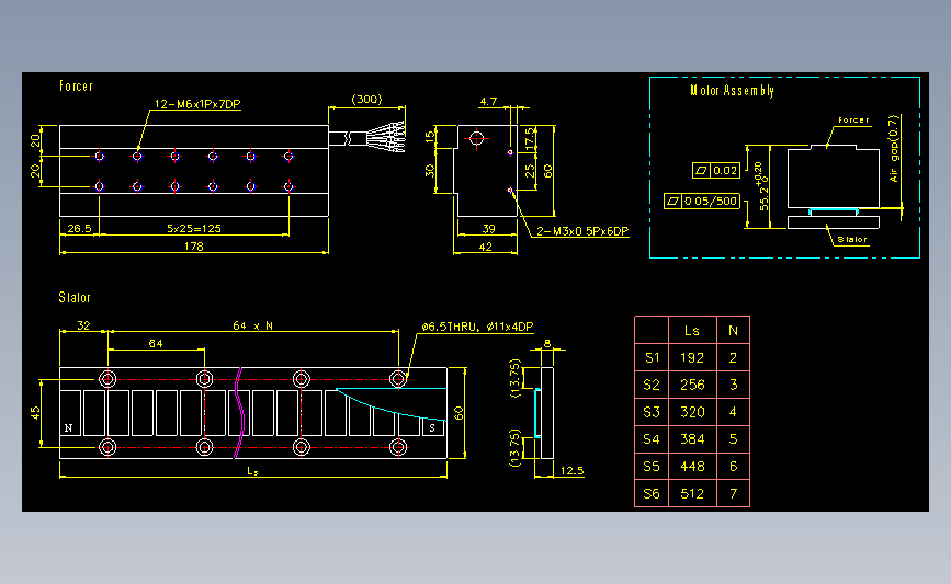 上银线性马达LMS13.dwg