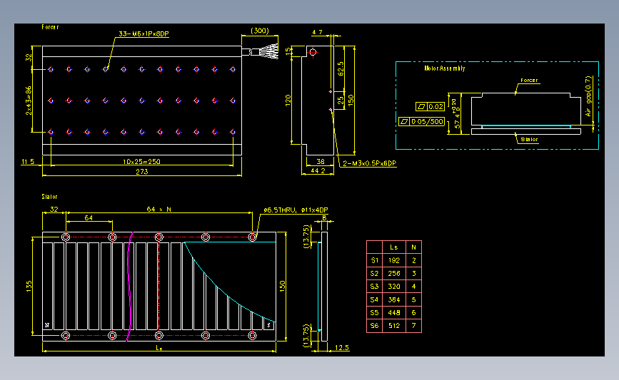 上银线性马达LMS57.dwg