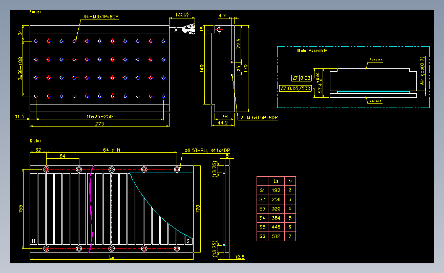上银线性马达LMS67.dwg