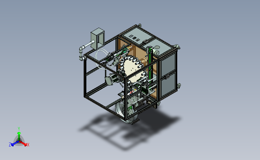 212.双头全自动活塞式液体灌装机(UG设计)