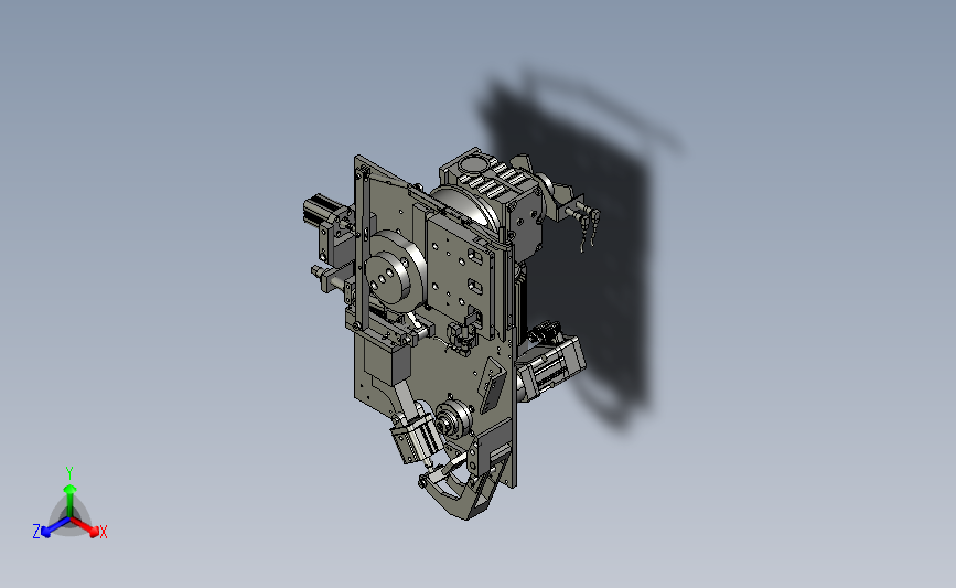 电机转子填充机组件 3D模型SW
