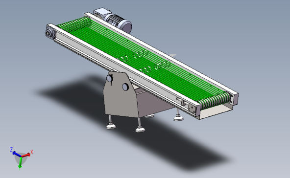皮条机、包装皮输送机 3D模型SW