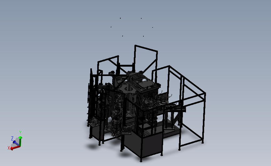 142.大型复杂六工位测试机